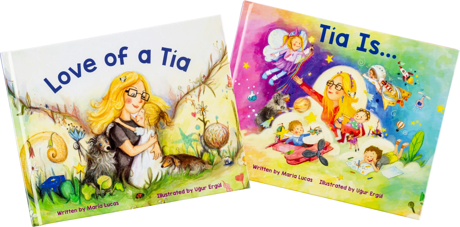 The Love of a Tía and Tía Is… picture books side by side
